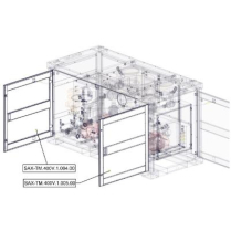 Sanitrax- 400V Long Rght Door