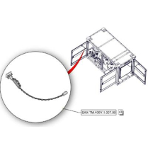 Sanitrax- 400V Door Chain St/3