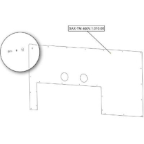 Sanitrax- 400V Panel Back W/Sc