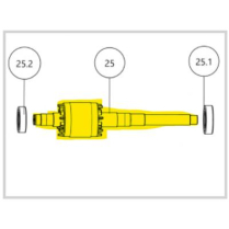 Sanitrax- 400V Shaft W/Rt/Bear