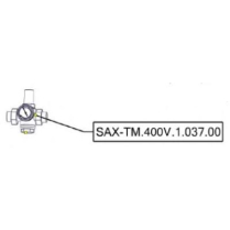 Sanitrax- 400V Valve Water Red