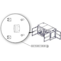 Sanitrax- 480V Hinge Door St/3