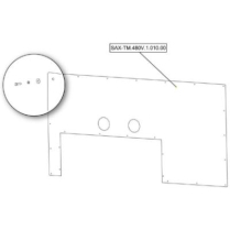 Sanitrax- 480V Panel Back W/Sc