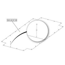 Sanitrax- U8 Plate Rf RAL 9010