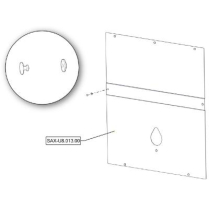 Sanitrax- U8 Plate Side Black