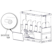 Sanitrax- U8 Door lock Set/4