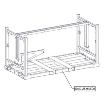 Sanitrax- U8 Frame Lower Galv