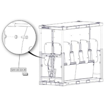 Sanitrax- U8 Bolt/Nut Set/4
