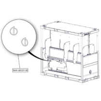 Sanitrax- U8 Lock Pin Priv Sht