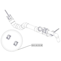 Sanitrax- U8 Clamp/Bolt Pipe