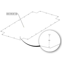 Sanitrax- W8 Plate Rf Ral 9010