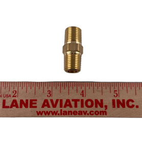 1/4" BRASS HEX NIPPLE (FOR 802 BOOMS)