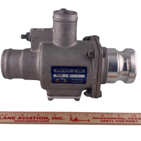 2" Alum. Q.D. Spray Valve, Hose Barb Outl