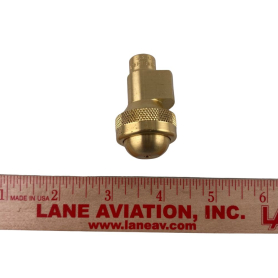 DIAPH. CHECK VALVE BRASS 1/8"
