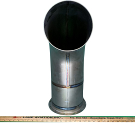 EXHAUST 602/802 L/H EXTENDED