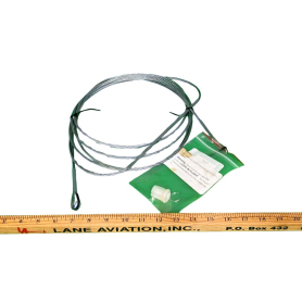 RUDDER CABLE SINGLE COCKPIT 802....168 1/2"