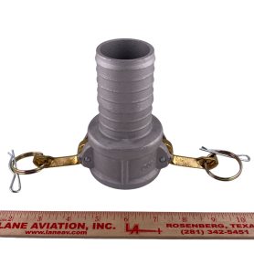 COUPLER 2 C (17ALC200), ALUMINUM C CAMLOCK