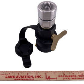1" Female Dry-Break Coupler w/Swivel&ButterflyHand.&DustCap
