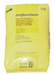 Citric Acid (Food Grade)  - 25 kg