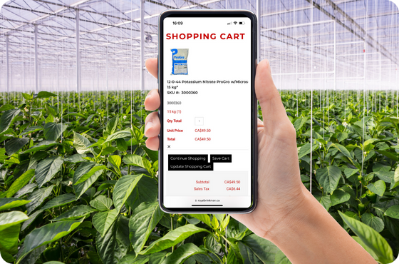 Launch improved webshop royal brinkman canada