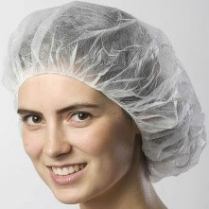 Disposable Hair Covers, White-One Size (10 boxes of 100, 1000/CS)