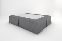 Stream Bedskirts - Moonlight Grey (Overstock)