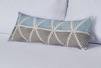 Traces Sapphire Bolster Pillow Sham 24x10 (Overstock)