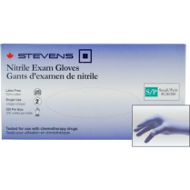 Stevens Nitrile Exam Gloves, Non‑Sterile (200 per box), Small