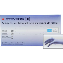 Stevens Nitrile Exam Gloves, Non‑Sterile (200 per box), Large
