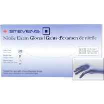 Stevens Nitrile Exam Gloves, Non‑Sterile (200 per box), X-Large