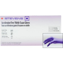 Stevens Accelerator-Free Nitrile Exam Gloves, Non‑Sterile (100 per box), X-Large