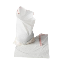 Plastic Bedside Bag w/Adhesive Strip, 7.5" x 10.5"