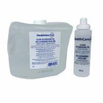 Healthcare Plus&reg; Clear Ultrasound Gel, 5L w/Empty 250mL Bottle