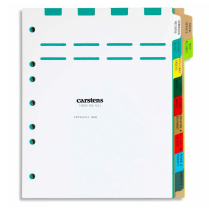 Carstens&reg; Long Term Care Divider Set, Side Opening, 11 Tab