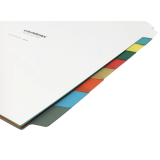 Carstens&reg; Blank Divider Set, Side Opening, 9 Tab