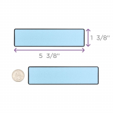 Carstens&reg; Blank ID Labels, Blue