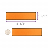 Carstens&reg; Blank ID Labels, Orange