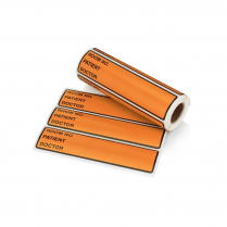 Carstens&reg; Preprinted ID Labels, Orange