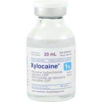 Xylocaine&reg; Injections, 1%, Plain, 20mL