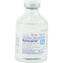 Xylocaine&reg; Injections w/Preserve, 1%, Plain, 50mL