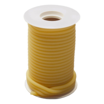 Graham Field&trade; Amber Latex Tubing, 1/4" ID, 7/16" OD, 3/32" Wall, 50ft