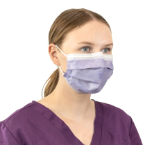 PRIMED&reg; ASTM Level 3 Procedure Mask, Earloop, Violet (Box of 50)