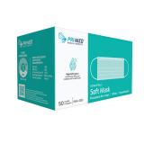 PRIMED&reg; ASTM Level 3 Soft Masks, White, Earloop