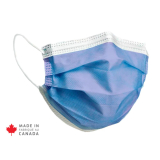 PRIMED&reg; ASTM Level 3 Procedure Mask, Ear Loop, Blue - Made in Canada