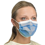 PRIMED&reg; ASTM Level 3 Procedure Mask, Ear Loop, Blue - Made in Canada