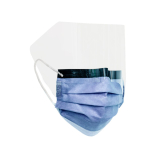 PRIMED&reg; ASTM Level 3 Visor Masks, Indigo, Earloop