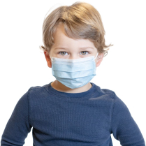PRIMED&reg; ASTM Level 1 Pediatric Masks, Blue, Earloop
