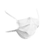 PRIMED&reg; ASTM Level 2 Soft Mask, White, Surgical Ties