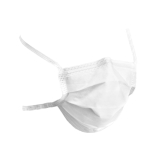 PRIMED&reg; ASTM Level 3 Soft Mask, White, Surgical Ties