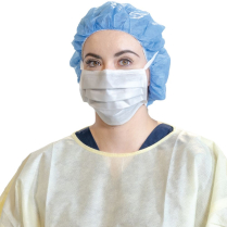 PRIMED&reg; ASTM Level 2 Soft Mask, White, Surgical Ties